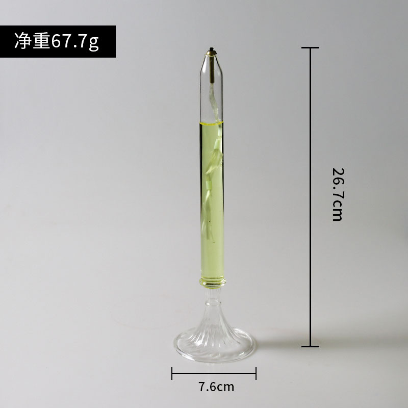 Creativo candelabro de cristal estilo europeo lámpara aceite simple personalidad romántica vela cena transparente decoración del hogar