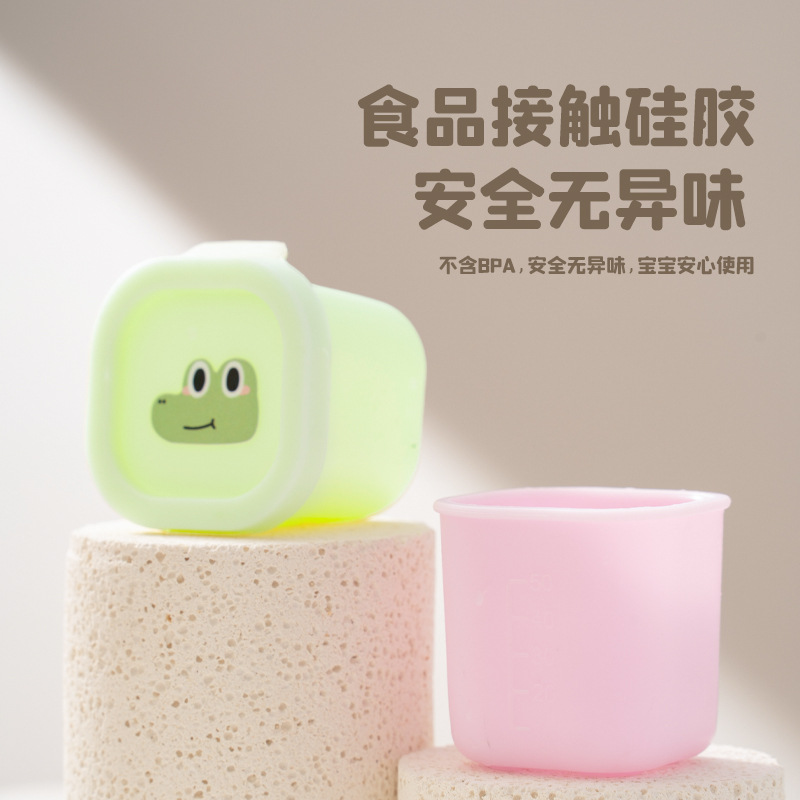 Silicone para niños almacenamiento de hielo de carne en puré fresca de grado de alimentos para bebés congelados de grado de alimentos