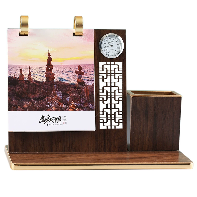 Деревянный настольный календарь оптом, скандинавский стиль