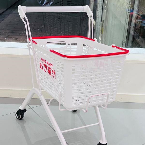 儿童超市购物车零食连锁店专用小推车提篮车超市母婴玩具店小推车