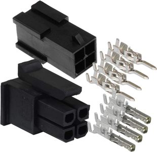 Gratux 4 Pin Connector Kit,3Mm Pitch, with Pins, Fits for m