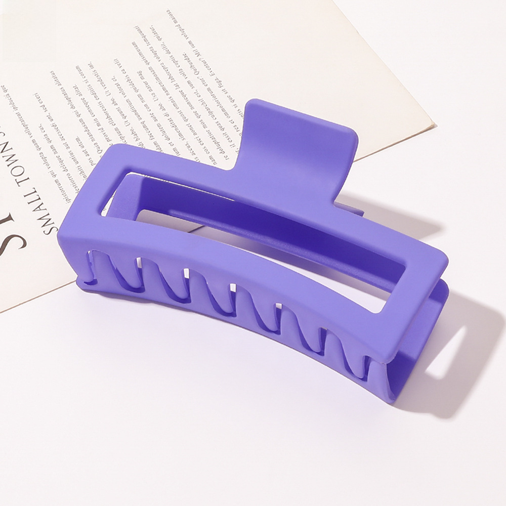 Oversized Shark Hair Claw Clip, Korean Morandi Style Hair Accessory_voghion.com