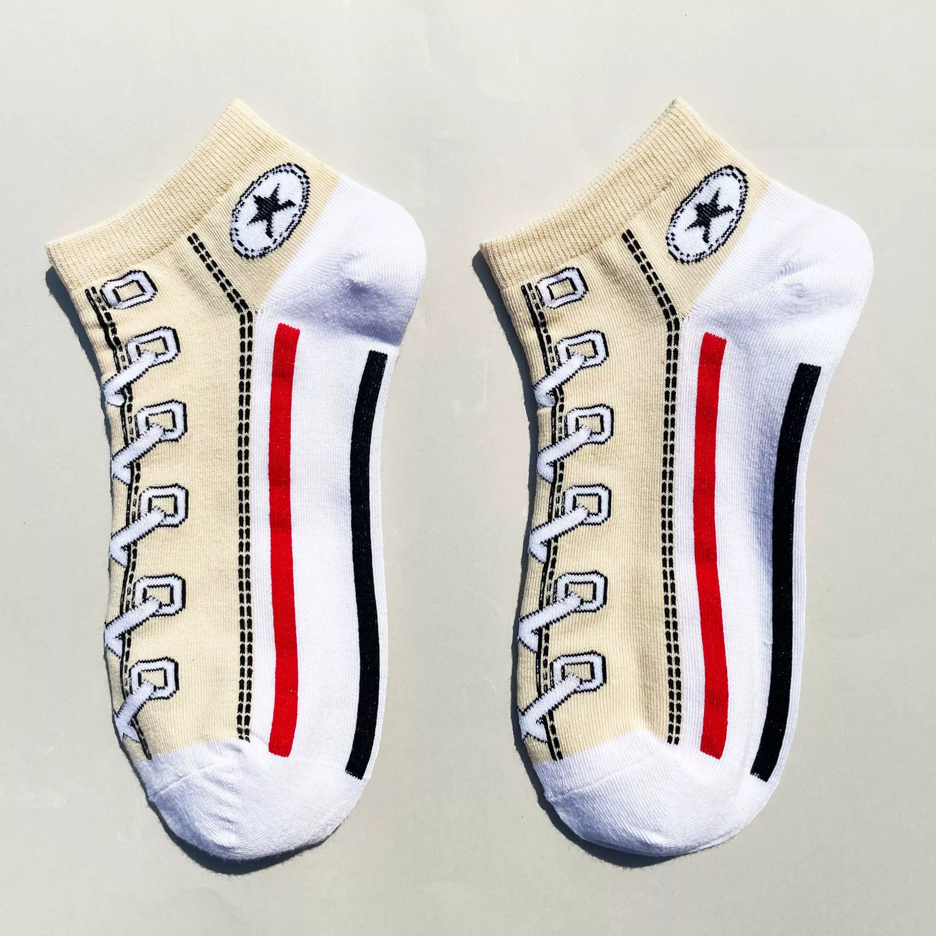 Tide, fashionable deodorized low sports shoes for men and women, combed cotton