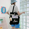 Capacious one-shoulder bag, shoulder bag, Japanese school skirt for elementary school students, handheld study bag, Korean style, worn on the shoulder