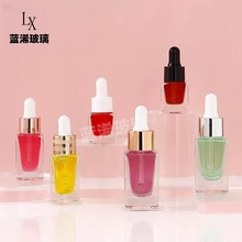 多规格方形5ml滴管瓶10ml精华液瓶化妆品玻璃瓶方形30ml精油瓶