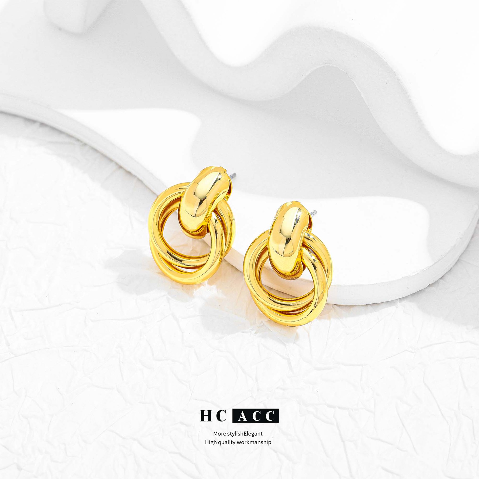 europe-and-the-united-states-hot-selling-fashion-copper-plated-18k-real-gold-personality-multi-layer-winding-geometric-earrings-personality-simple-ring-earrings