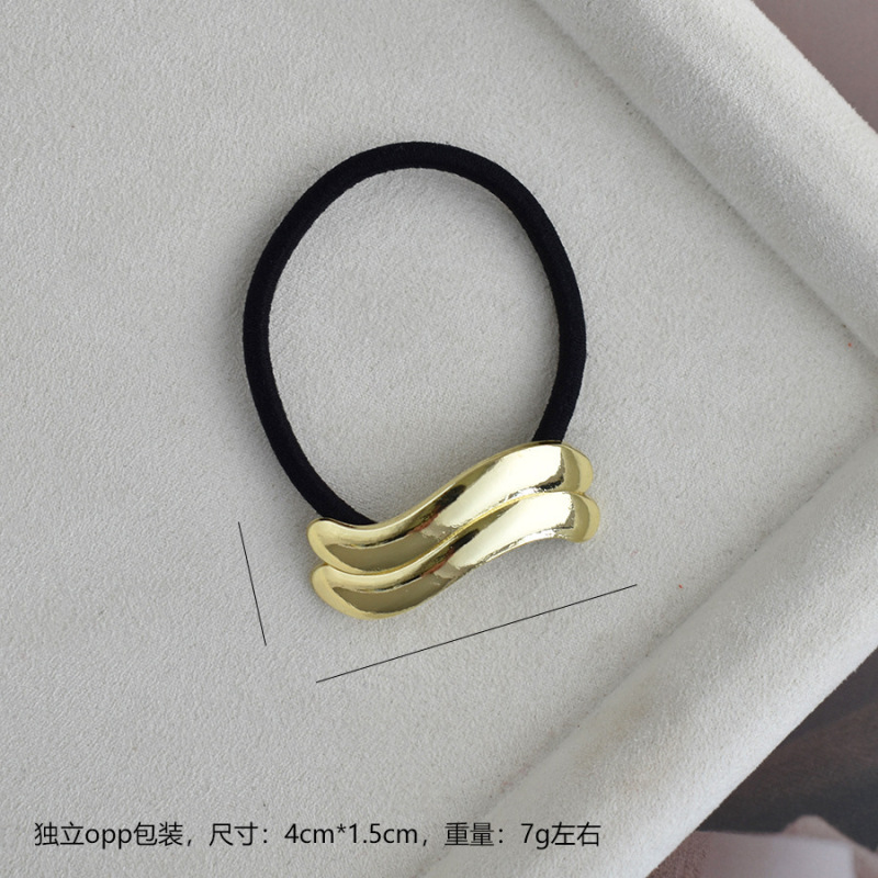 大衆デザイン感個性合金凹凸弾力ヘアリング|undefined