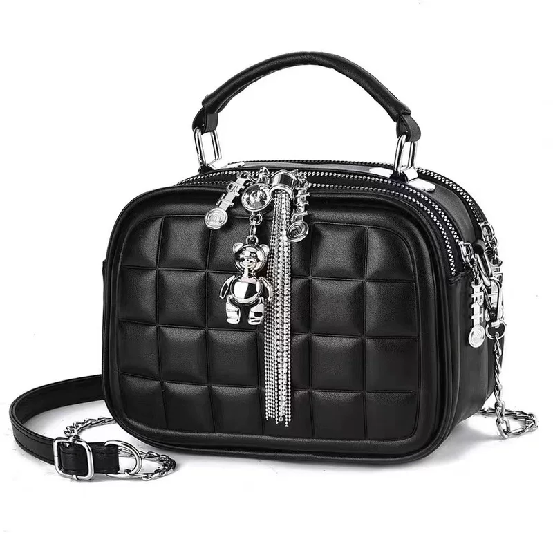 (Cross-border trading), handheld small bag, shoulder bag with diamond pattern, chain, Korean style, western style, chain bag
