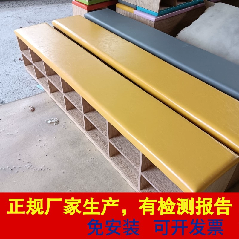 Скамейка для смены обуви, шкаф для обуви, полка для обуви, табурет для хранения обуви, сиденье из цельного дерева для хранения, простая длинная скамейка, вход на детскую площадку p ^