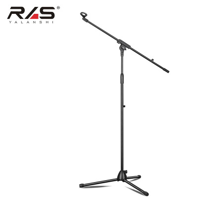 厂家直供全金属升降三脚锌合金落地架舞台户外演出麦克风话筒支架