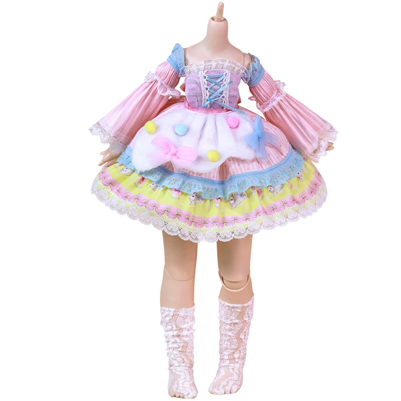 孩 孩 徳 徳 徳 4 балла кукла BJD одежда SD анимация мультфильм Лолита одежда юбка толстый человек