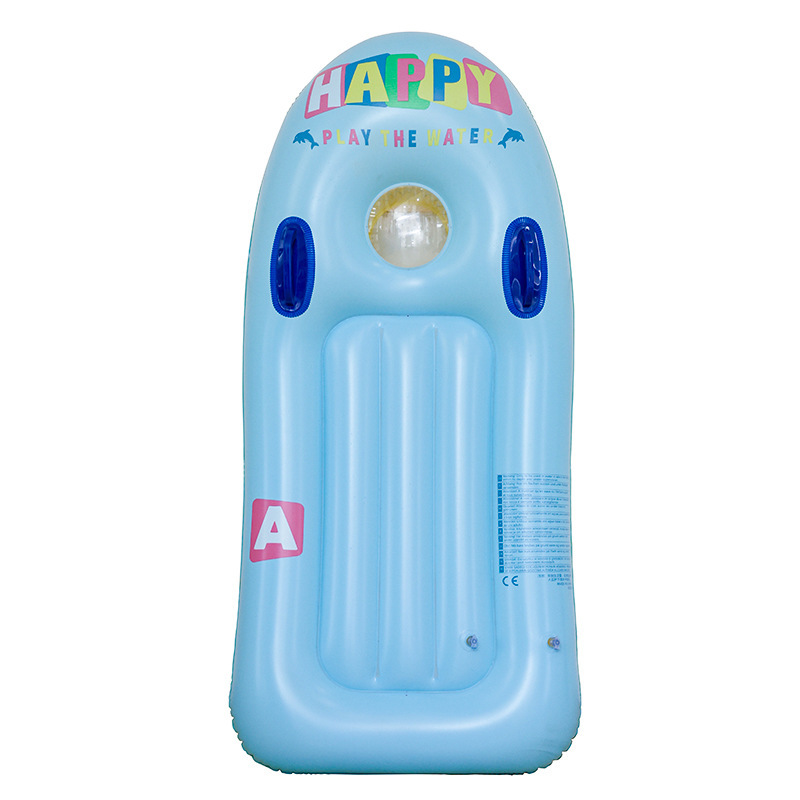 Tablero de surf de estilo nórdico para niños, juego de agua engrosado, fila flotante, baño con mango, tabla flotante, tabla de esquí acuático, equipo flotante