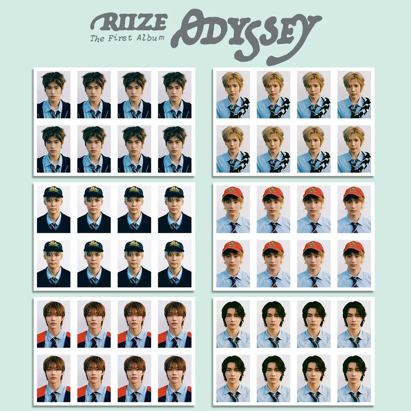 RIIZE новый альбом ODYSSEY ID фотография один дюйм фото BRIIZE фотография EUNSEOK тянуть стул