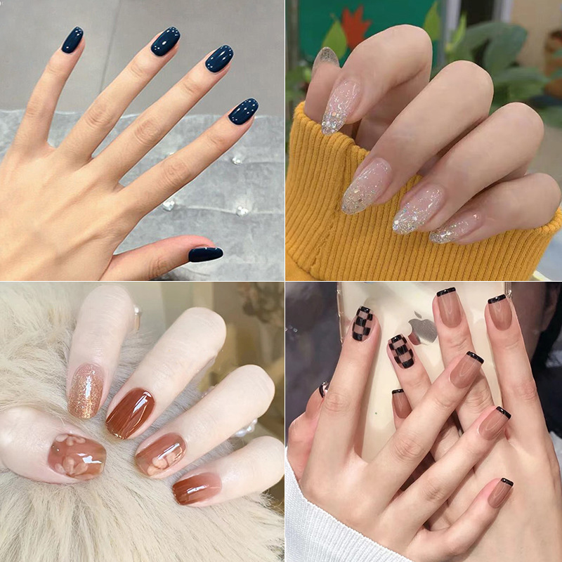 Wearing nail products nail art patch collection a variety of removable nail pieces fake nails nail art products nails