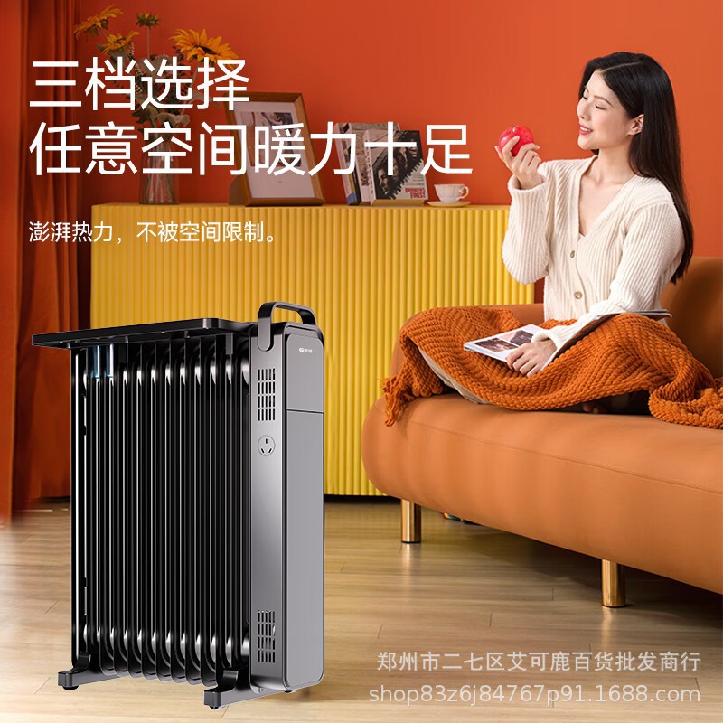 先锋DYT-Z11电油汀取暖器家用电暖器暖气片烤火炉13片油汀电暖炉