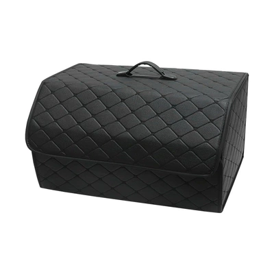 Car storage bag/box car trunk Camellia car - black-storage-box-without-cartoon-extra-large