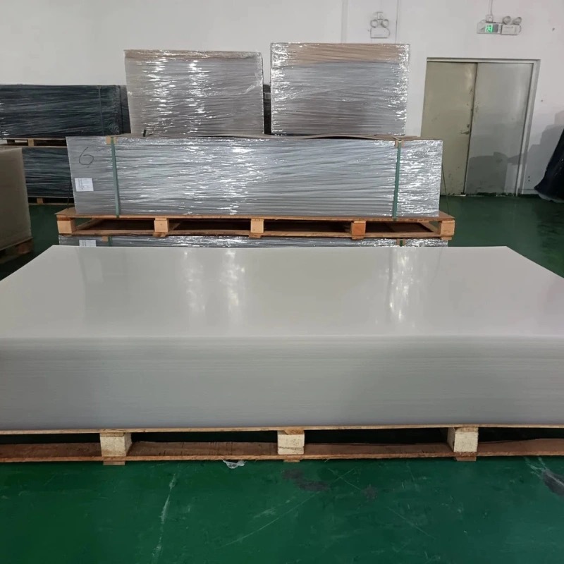 Highly transparent acrylic plate processing