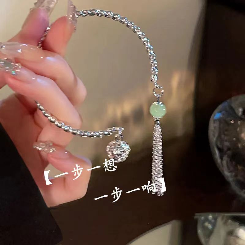 Cuatro piezas estilo nacional retro novias pulsera luz nicho de lujo de alta calidad pulsera todo partido abierto pulsera ajustable para las mujeres