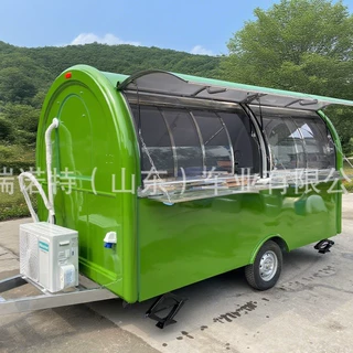 跨境外观尺寸可设计餐车厂家定制小吃车商圈景区摆放餐车咖啡车