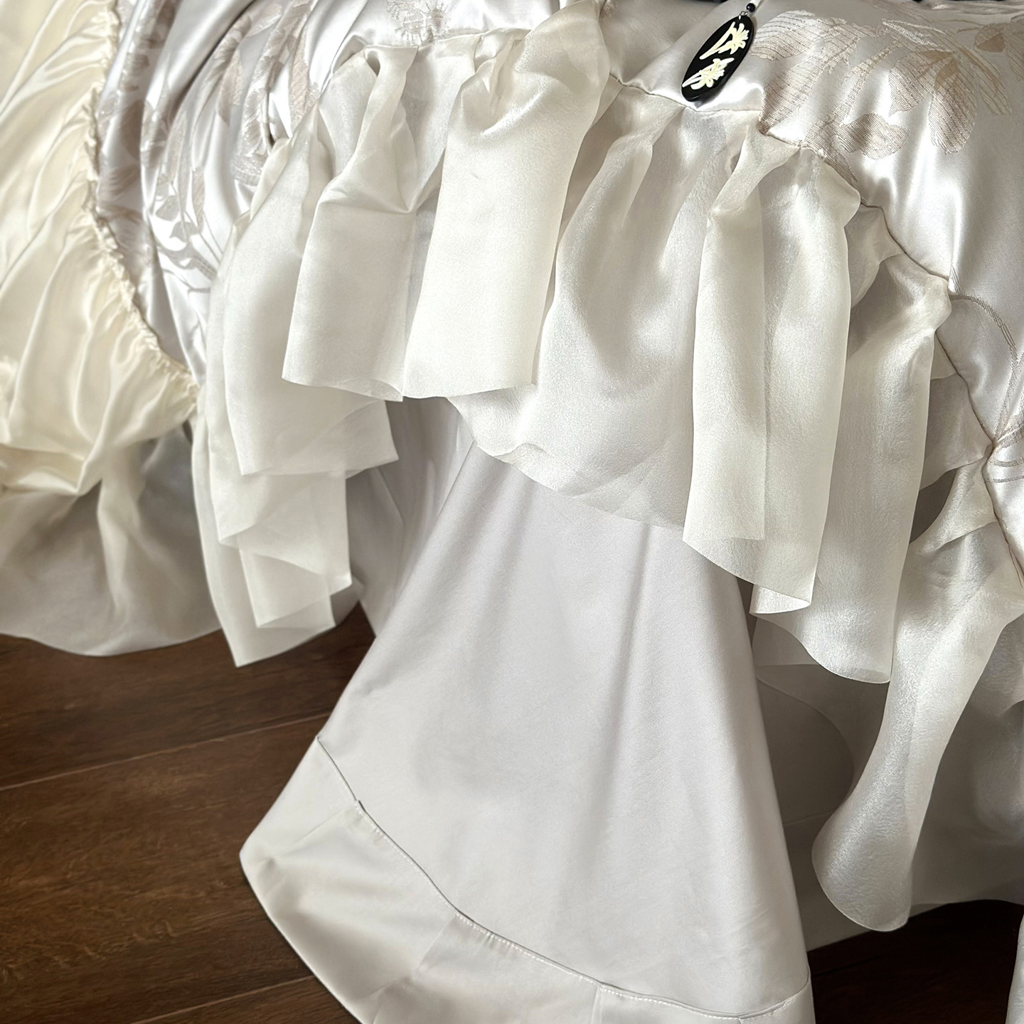 Vintage påslakan i jacquardbomull i boho-stil_voghion.com
