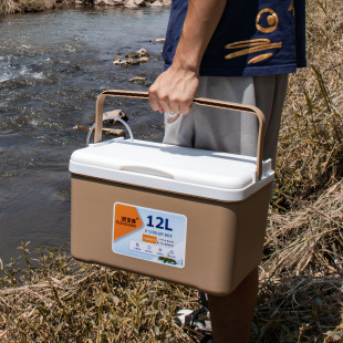 Outdoor Mini Fishing Box, Lightweight Small Fishing Box, Fish and Shrimp Box, Fishing Bucket with Oxygen Pump