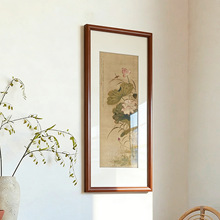 香满溢清 荷花宋代美学入户门玄关装饰画中式寓意好茶室挂画