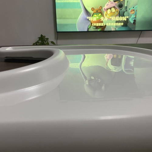 Children's growth chair glossy plate baby chair tray plate mirror glossy non-slip bowl high stool plate