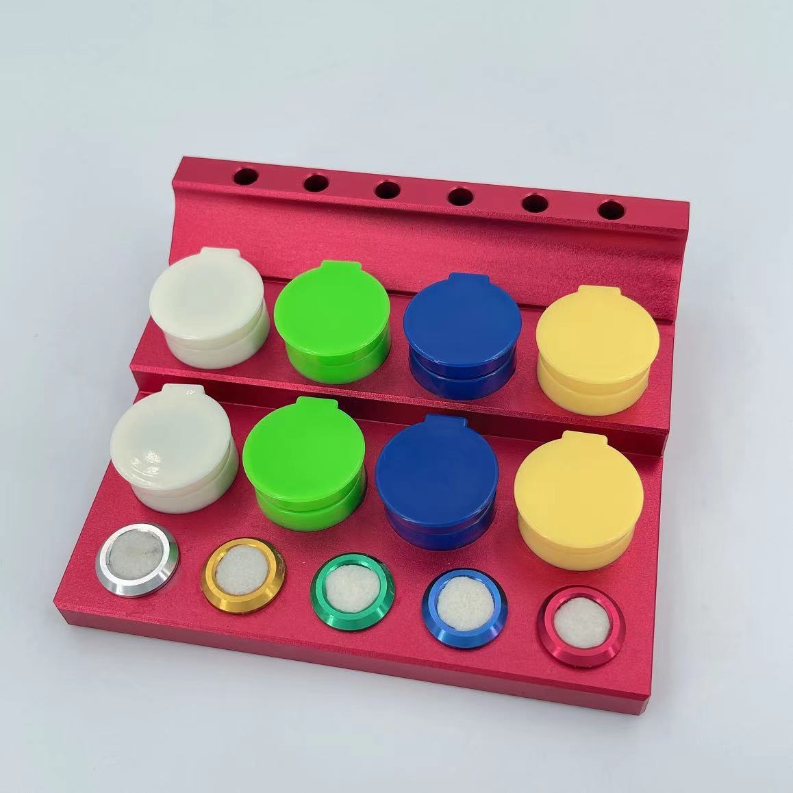 修表工具 八目油碟 陶瓷油扒 盛油点油工具 钟表维修工具