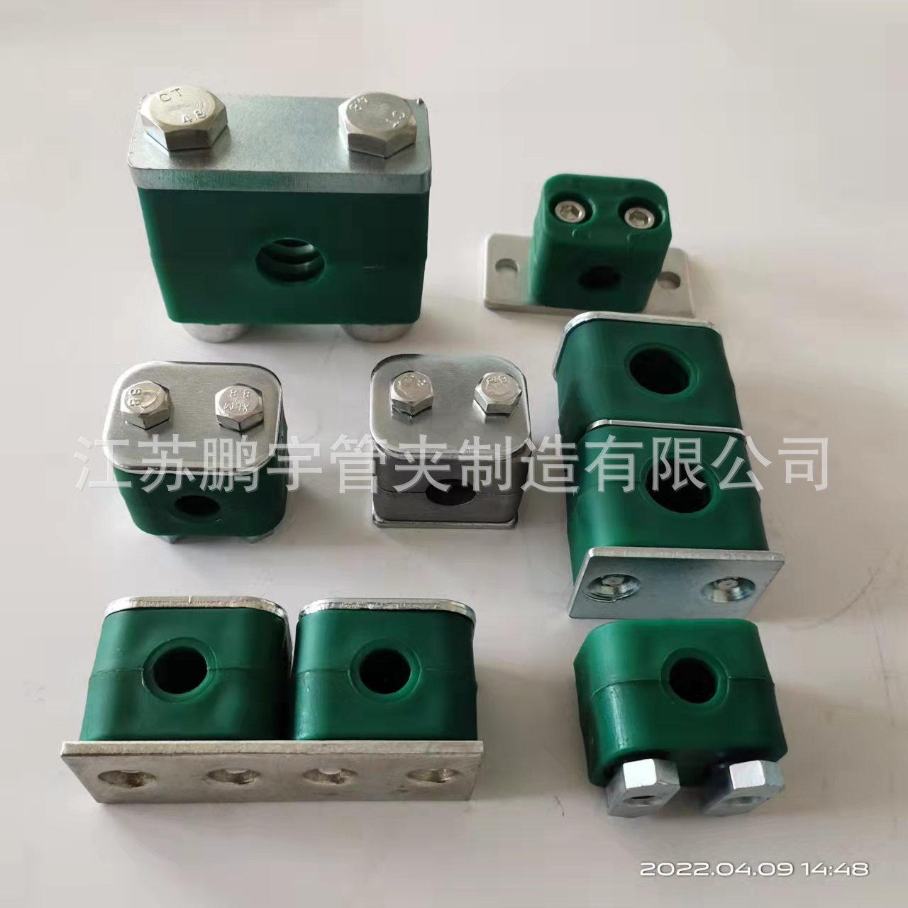 轻型塑料管夹导轨管夹不锈钢导轨管卡轻型导轨西德福黎明标准