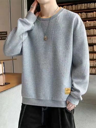 Men's Oversized Spring Hooded Sweatshirt, Stylish Trendy Versatile Loose Casual Long-Sleeve Hooded T-Shirt