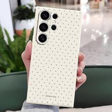 跨境填美风ins波点手机壳硅胶适用三星A70/S24精孔全包防摔保护套