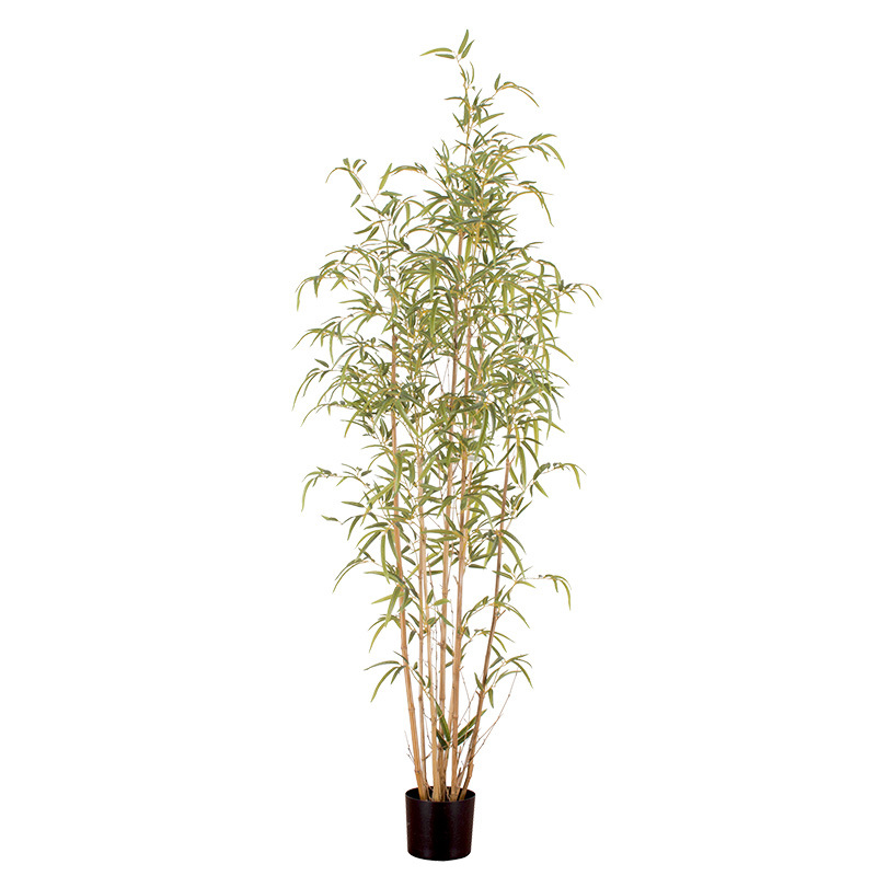 Fábrica de árboles artificiales Venta caliente decoración de plátano artificial planta verde artificial en maceta comercial decoración suave árbol artificial