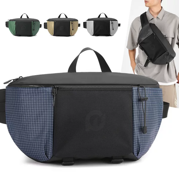 Cross-border 2024 New Large Capacity Multi-function Fashion Waist Bag Outdoor Sports Shoulder Bag Unisex Crossbody Bag