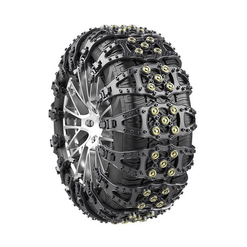 Car snow escape emergency anti-skid chain steel nails anti-skid universal quick installation without jack and no damage to tires