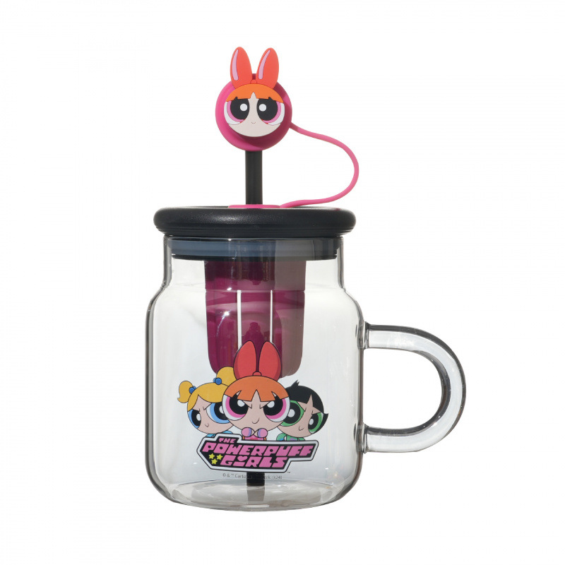 Voyeur Girl Copper Glass Girls 2025 nuevo verano de alto valor facial de gran capacidad lindas tazas de paja