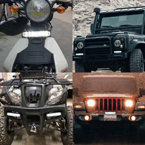 Cross-border car light led spotlight motorcycle two-color strong light headlight electric car ATV modified spotlight 80V