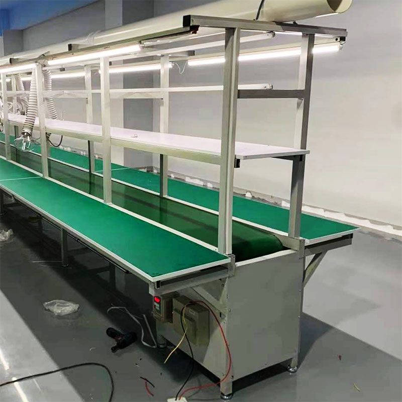 流水线防静电输送线自动货传送带生产拉线工作台带灯电子厂拉线