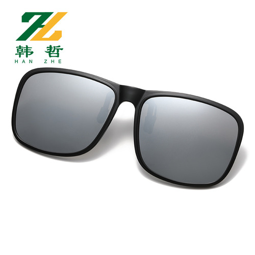 New clip-on polarized sunglasses, lightweight hanging mirrors, driver's sunglasses, night vision glasses, driving, fishing, myopia clip-on