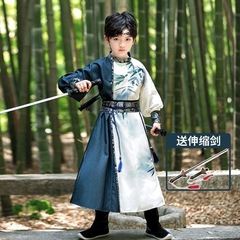 男児漢服春秋武侠宋製国風錦衣衛男児時代の夏服高級児童秋冬