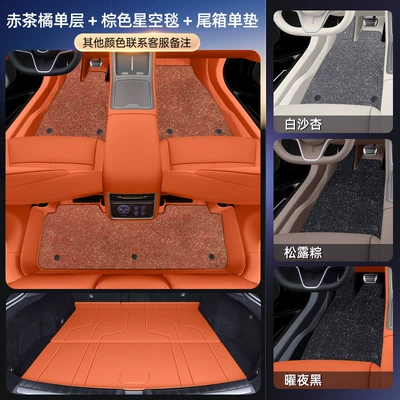 a Complete Collection of 25 Modelə uyğun ayaqaltı - no-specifications-package-model-red-tea-orange-brown-starry-sky-blanket-tail-box-single-pad-for-other-colors-please-contact-customer-service