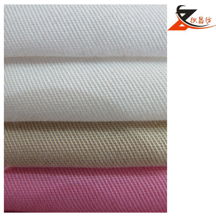 S561 人棉纱卡 人棉细斜涤棉细斜纹染色面料春夏连衣裙衬衫面料