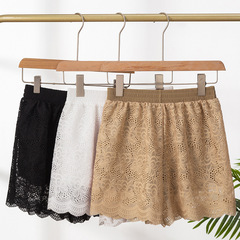 2022可外穿祺莉香安全褲女士防走光蕾絲寬鬆短褲打底褲一件代發