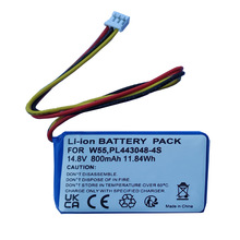 适用赫特Hutt W55 W66 DDC55 G104玻璃清洁机器人电池PL443048-4S