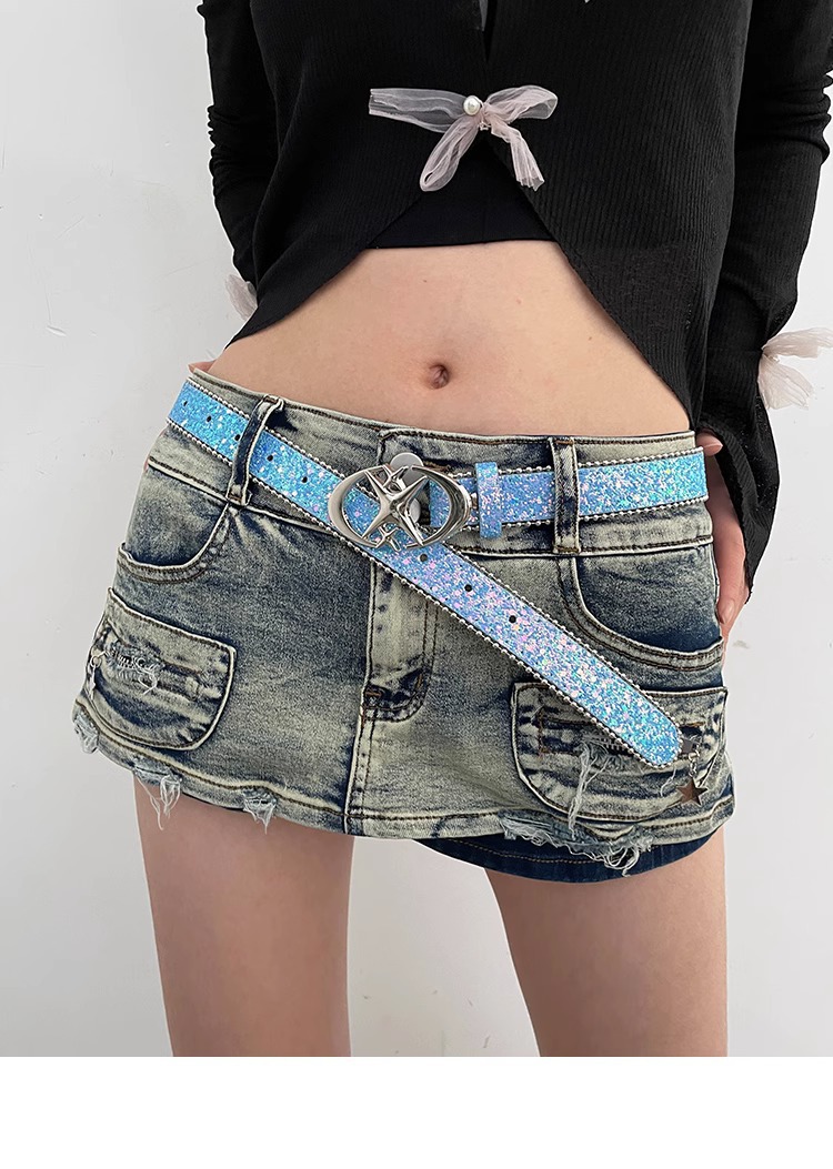 90g Weight Belt Classification 1 Piece Quantity Holiday, Daily Occasion Pu Leather, Alloy Material Solid Color Pattern All Seasons Season Women's Gender Vintage Style, Streetwear Style Vintage Style Streetwear Solid Color Pu Leather Alloy Women's Leather Belts 5