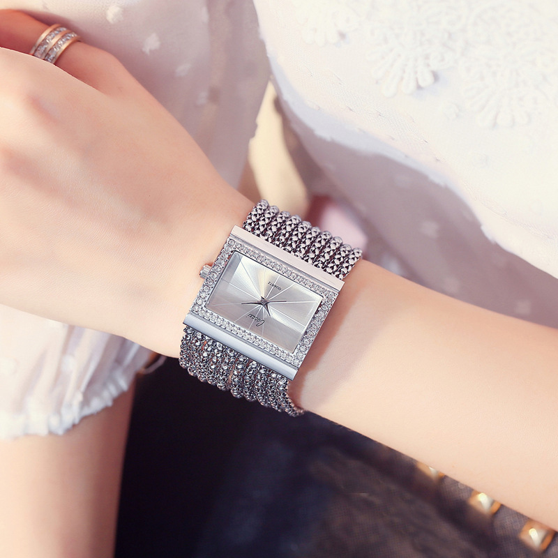 All Seasons Season Classic Style Shiny Solid Color Jewelry Buckle Quartz Watch Women's Watches