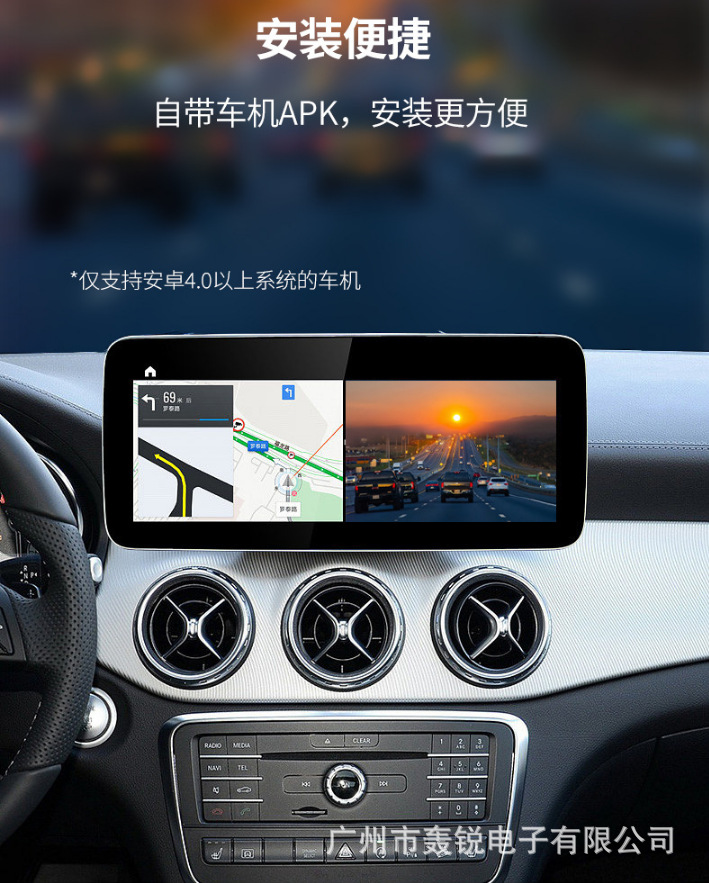 Zinc Alloy Dual-Channel Driving Recorder 1080P High-Definition Recorder USB Android Car-Machine Interconnection Digital Dog Adas