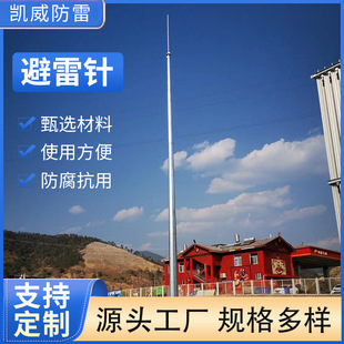 GH Series Lightning Rod 16 m Lightning Rod Steel Pipe Tower Lightning Rod GH-20A Hot Galvanized