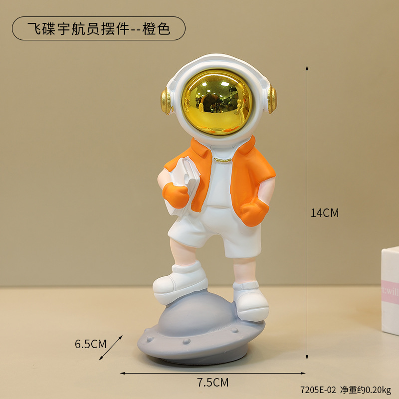 Moon Astronaut Ornaments Astronaut Hand-made Blind Box Desktop Astronaut Model Decoration Cartoon Resin Crafts