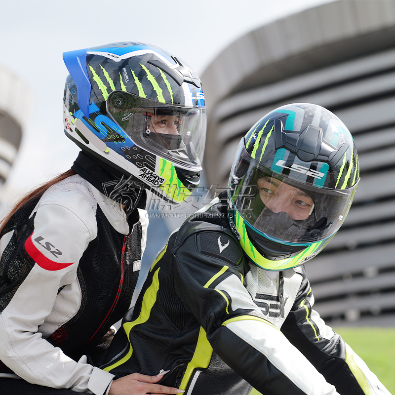 LS2 Helmet Motorcycle Full Helmet 352 Big Tail 3C plus size Bluetooth Four Seasons Breathable Electric Vehicle Safety Winter for Men and Women