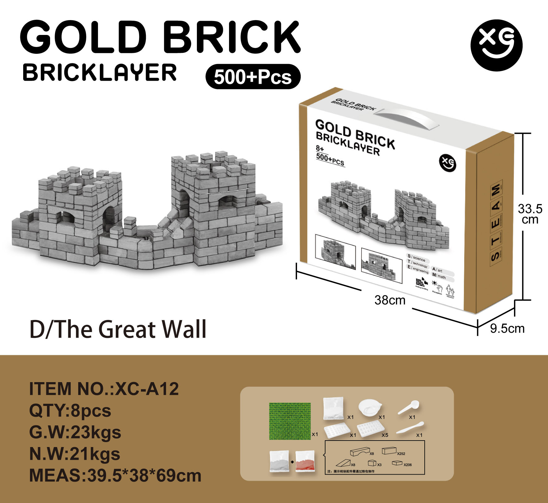 Masoneros transfronterizos hechos a mano DIY construcción de ladrillo rojo casa de simulación de ladrillo empalmado casa modelo juguete